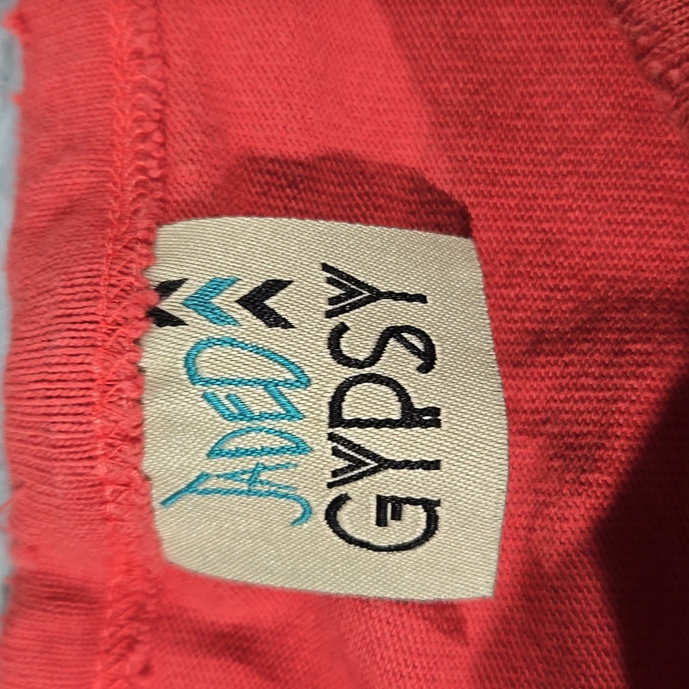 Coral Jaded Gypsy Shirt/Top Sz Large - Picture 4 of 6